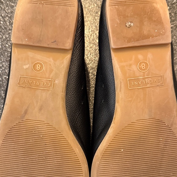 Everlane the Day Glove Black Leather Ballet Flats - size 8 - Picture 2 of 8